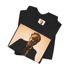 Load image into Gallery viewer, Coffee Tee — "Coffee: When Brains Aren't Enough" Vintage Poster T-Shirt
