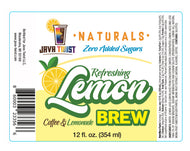 JavaTwist Naturals Zero Added Sugar LemonBrew-- 6 pack